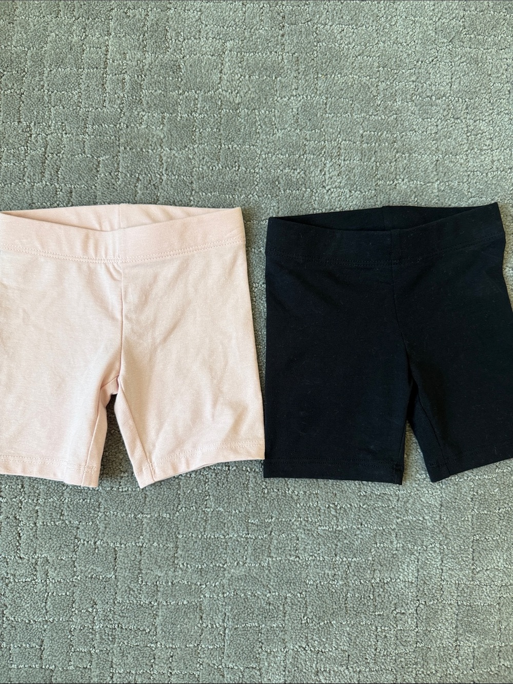 Tucker + Tate Girl's Pink and Black Bike Shorts